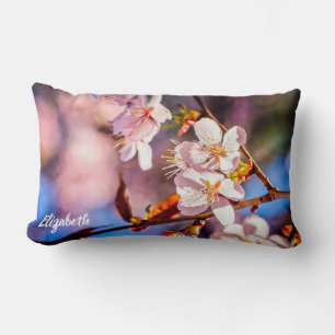 Gorgeous Sakura Blossoms Lumbar Pillow