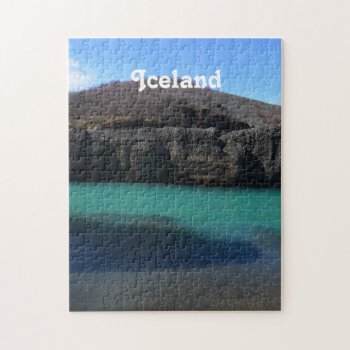 Gorgeous Scenic Waterway In Iceland Jigsaw Puzzle by GoingPlaces at Zazzle