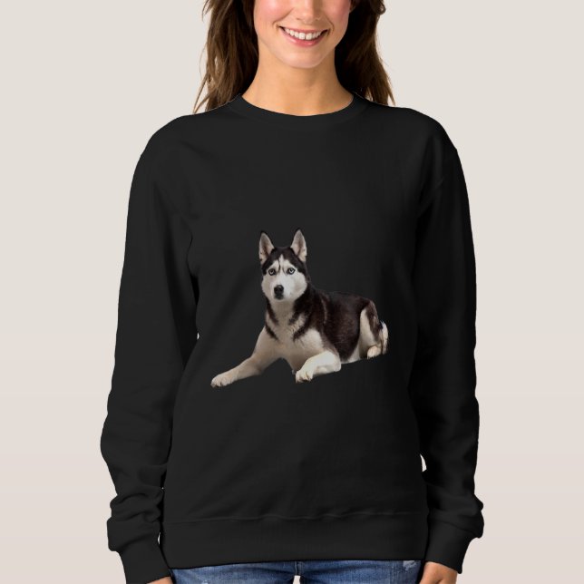 Gorgeous Siberian Husky Sweatshirt (Front)