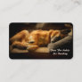 Gorgeous Sleeping German Shepherd on Couch Business Card