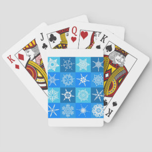 GORGEOUS SNOWFLAKES POKER CARDS