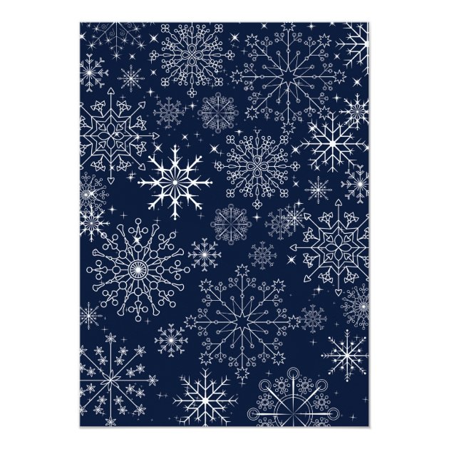 Gorgeous Snowflakes - Winter Wedding Invitations