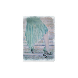 GORGEOUS STAIRCASE POSE PASSPORT HOLDER