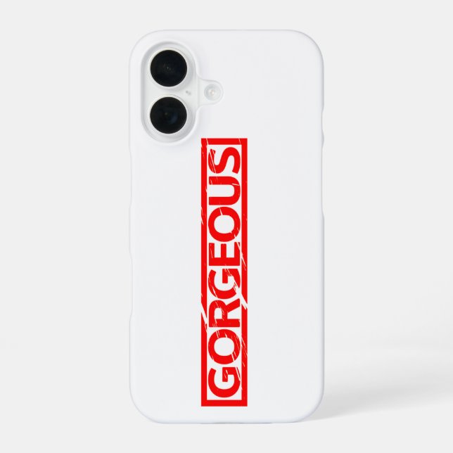 Gorgeous Stamp Iphone Case (Back)