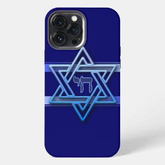 Gorgeous Star of David & Chai Case-Mate iPhone Cas 13 Pro Max Case