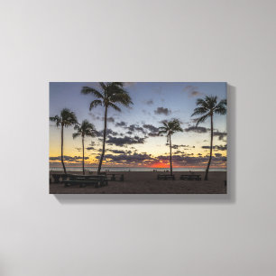 Gorgeous sunrise canvas print