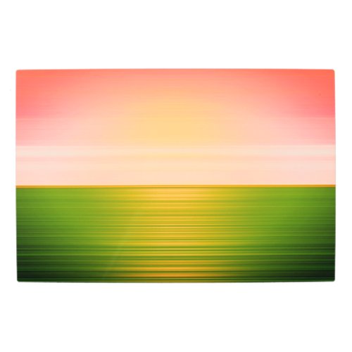 Gorgeous Sunrise over Green Field _ Abstract Art