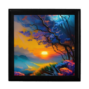 Gorgeous Sunrise over pond Gift Box