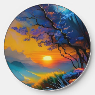 Gorgeous Sunrise over pond Wireless Charger