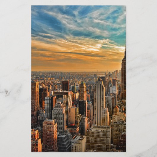 Gorgeous Sunset in Manhattan, New York City (Front)