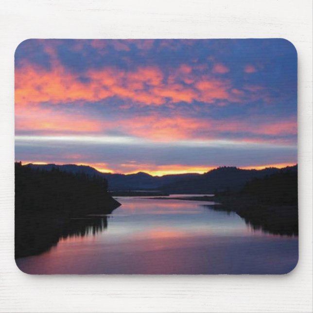 gorgeous sunset mouse pad (Front)