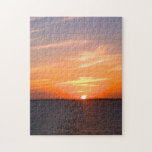 Gorgeous Sunset Turks And Caicos Beach Photo Jigsaw Puzzle at Zazzle