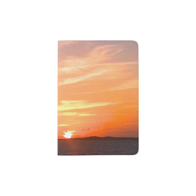 Gorgeous Sunset | Turks and Caicos Photo Passport Holder (Front)