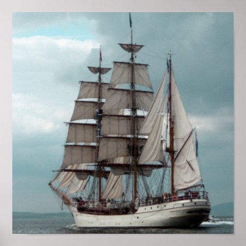Gorgeous Tall Ship Poster
