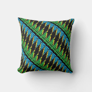 Gorgeous Tanzania National Flag Throw Pillow