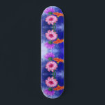 Gorgeous Three Color Gerberas - Migned Drawing Skateboard<br><div class="desc">Gorgeous Three Color Gerberas</div>