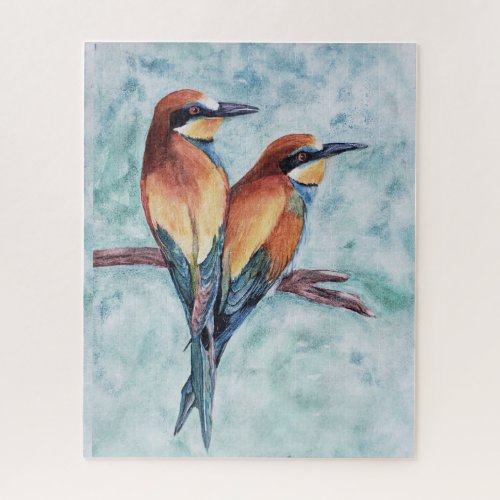 Gorgeous Tropical Birds Jigsaw Puzzle