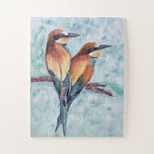 Gorgeous Tropical Birds Jigsaw Puzzle