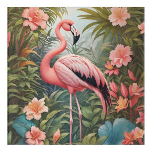 Gorgeous Tropical Pink Flamingo Bird Acrylic Print