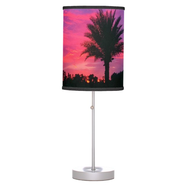 Gorgeous Tropical Sunset Lamp (Front)