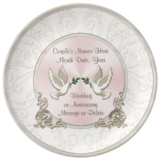Unique Plates Zazzle Gorgeous Unique Personalized Wedding Gift Ideas Porcelain Plate