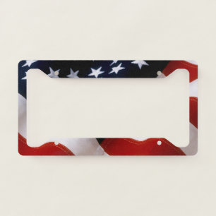 Gorgeous USA Flag License Plate Frame