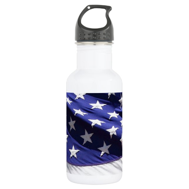 GORGEOUS USA FLAG WATER BOTTLE (Front)