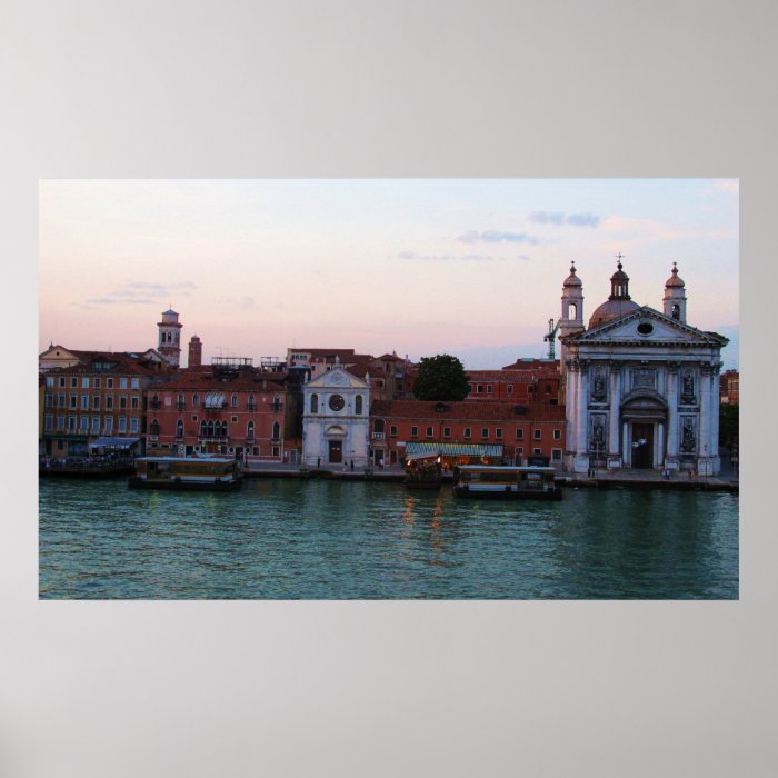 GORGEOUS VENICE AT SUNSET POSTER