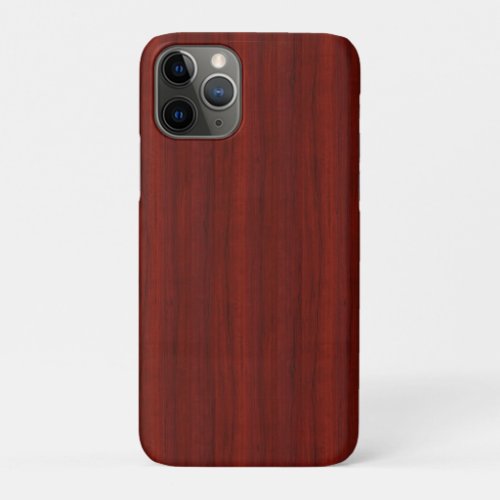 Gorgeous Very Realistic Red Cherry Wood Printed iPhone 11 Pro Case