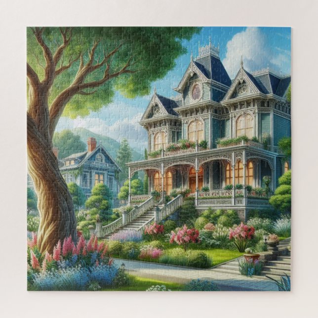 Gorgeous Victorian House Puzzle (Vertical)