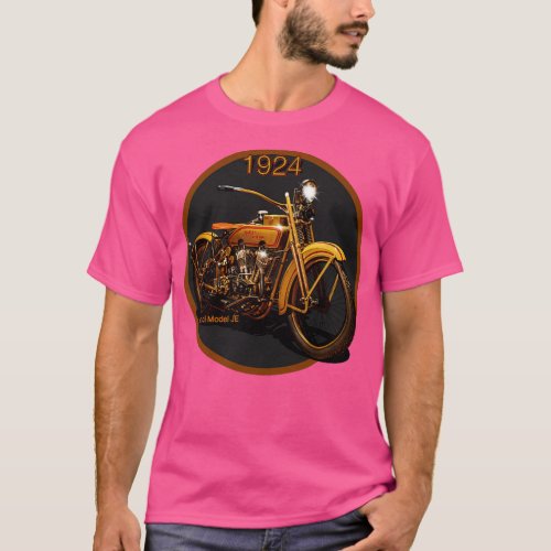 Gorgeous Vintage American Motorcycle T_Shirt