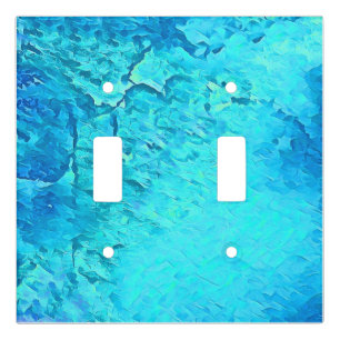 Gorgeous Watercolor Tropical Ocean Theme Design Li Light Switch Cover