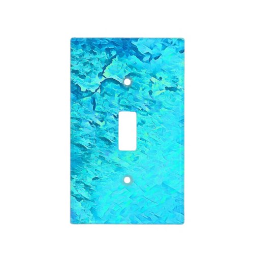 Gorgeous Watercolor Tropical Ocean Theme Design  Light Switch Cover