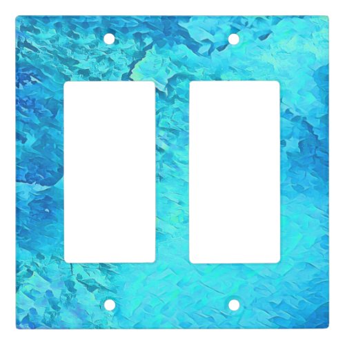 Gorgeous Watercolor Tropical Ocean Theme Design Light Switch Cover