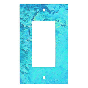 Gorgeous Watercolor Tropical Ocean Theme Design Light Switch Cover