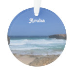 Gorgeous Waves Crashing in Aruba Ornament