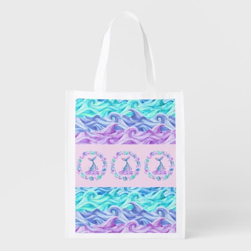 Gorgeous Waves  Mermaid Tails _ Tote Bag
