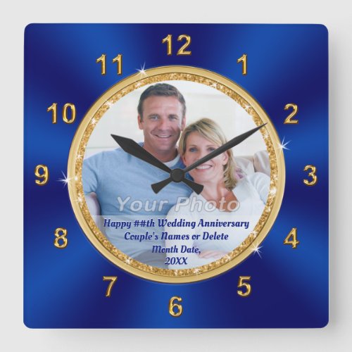 Gorgeous Wedding Anniversary Clocks with PHOTO
