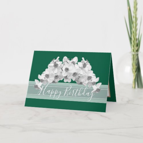 Gorgeous White Daffodils Pretty Bouquet Birthday