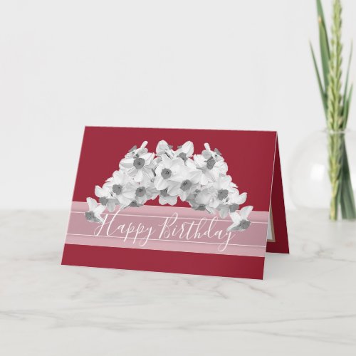 Gorgeous White Daffodils Pretty Bouquet Birthday
