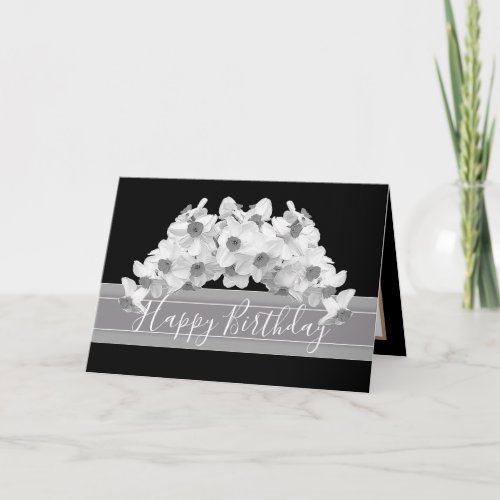Gorgeous White Daffodils Pretty Bouquet Birthday