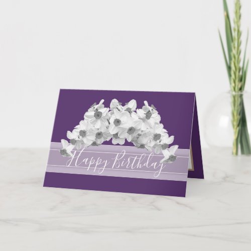 Gorgeous White Daffodils Pretty Bouquet Birthday