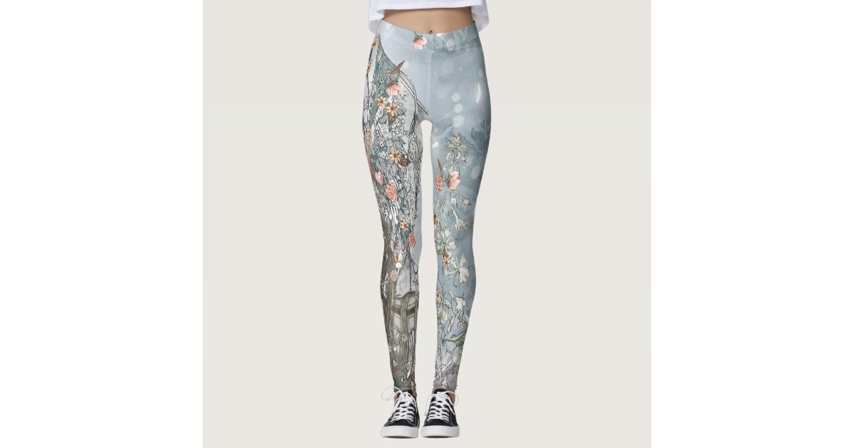 Aqua Fairy Plus Size Leggings