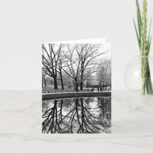 Gorgeous Winter Landscape in Central Park Card
