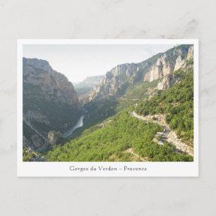 Gorges du Verdon, France Postcard
