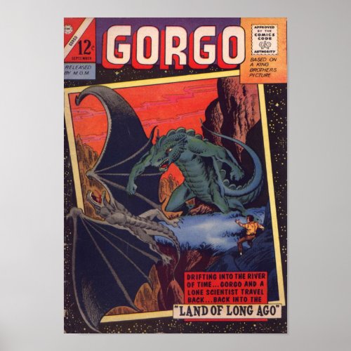 Gorgo and the WInged Dinosaur Poster