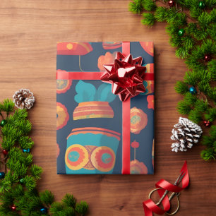 Gorgon Retro Colorful Personalized Pattern Wrapping Paper