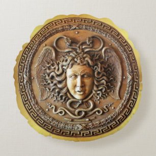 Gorgon Round Pillow