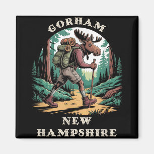 Gorham New Hampshire Nh Mountains Hiking Trail Moo Magnet