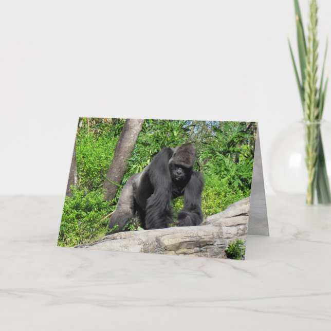 Gorilla (0536) Greeting Card (Front)